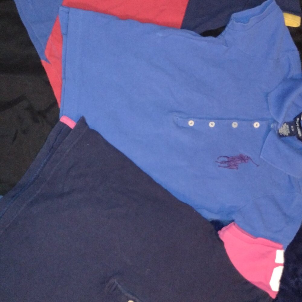 Ralph Lauren 3 Polo Shirt Bundle Little Girls Mult-size